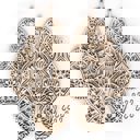  Easter Egg Wood Bead Garland with Interchangeable Seasonal Charms