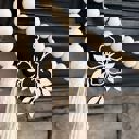  Flower Wood Bead Garland with Interchangeable Seasonal Charms