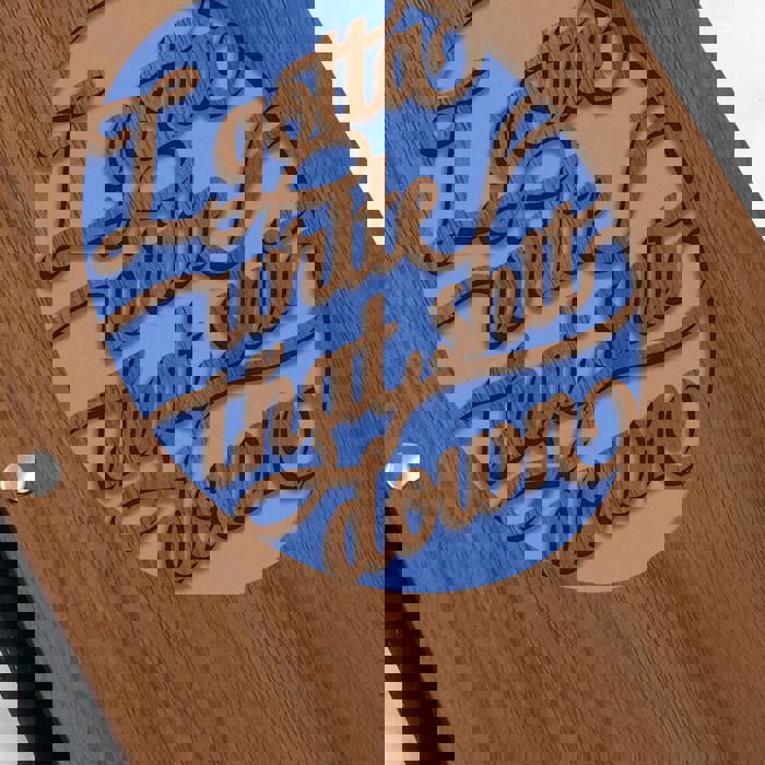 Personalized Wood Journal - "I Gotta Write that Sh*t Down"