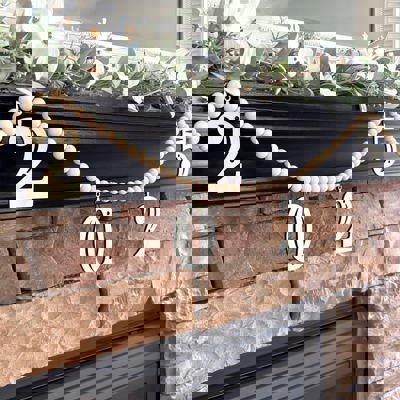 Graduation Wood Bead Garland with Interchangeable Seasonal Charms