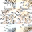  Graduation Wood Bead Garland with Interchangeable Seasonal Charms