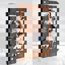  Personalized "Grateful" Wood Journal with Photo Sleeve