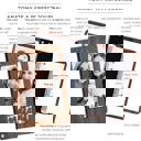  Personalized "Grateful" Wood Journal with Photo Sleeve