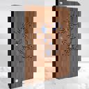  Personalized Wood Journal with Photo Sleeve - Dreams Design