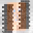  Personalized Wood Journal with Photo Sleeve - Dreams Design