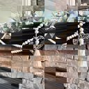  Heart Wood Bead Garland with Interchangeable Seasonal Charms