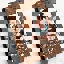  Personalized Wood Recipe Book with Photo Sleeve, Harvest Design