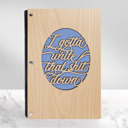 Maple (Light Wood) Not Personalized Personalized Wood Journal - "I Gotta Write that Sh*t Down"