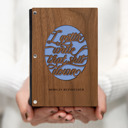 Walnut (Dark Wood) Personalized Personalized Wood Journal - "I Gotta Write that Sh*t Down"