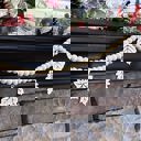  Fall Leaves Wood Bead Garland with Interchangeable Seasonal Charms