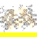  Fall Leaves Wood Bead Garland with Interchangeable Seasonal Charms