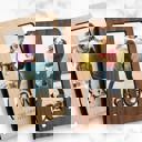  Personalized "Love" Wood Journal with Photo Sleeve