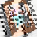  Personalized "Love" Wood Journal with Photo Sleeve