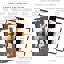  Personalized "Love" Wood Journal with Photo Sleeve