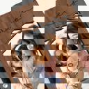  Personalized Wood Recipe Book with Photo Sleeve, Mod Design