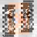  Personalized Wood Recipe Book with Photo Sleeve, Mod Design