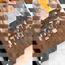  "Mom's Recipes" Wood Recipe Book with Photo Sleeve