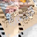  "Mom's Recipes" Wood Recipe Book with Photo Sleeve