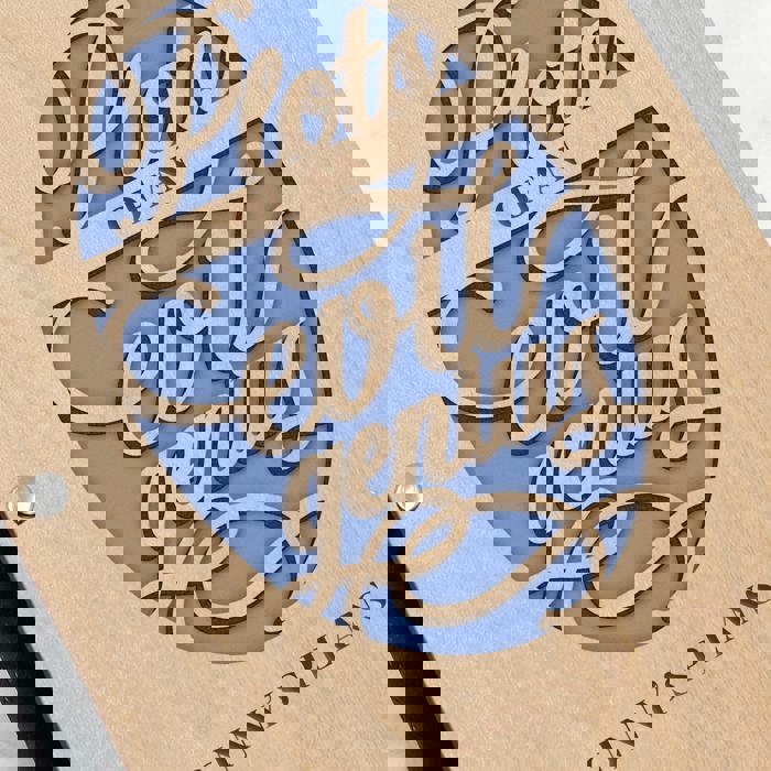 Personalized Wood Journal - "Plots of an Evil Genius"