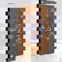  Personalized Wood Journal - "Plots of an Evil Genius"