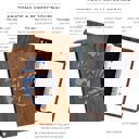  Personalized Wood Journal - "Plots of an Evil Genius"