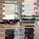  Poinsettia Wood Bead Garland with Interchangeable Seasonal Charms