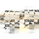  Poinsettia Wood Bead Garland with Interchangeable Seasonal Charms