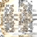 Charms + Garland Poinsettia Wood Bead Garland with Interchangeable Seasonal Charms