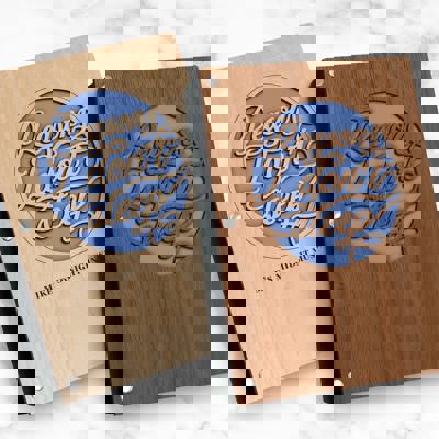 Personalized Wood Journal - "Reasons I Don't Sleep"