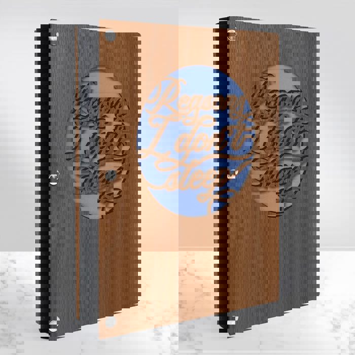 Personalized Wood Journal - "Reasons I Don't Sleep"