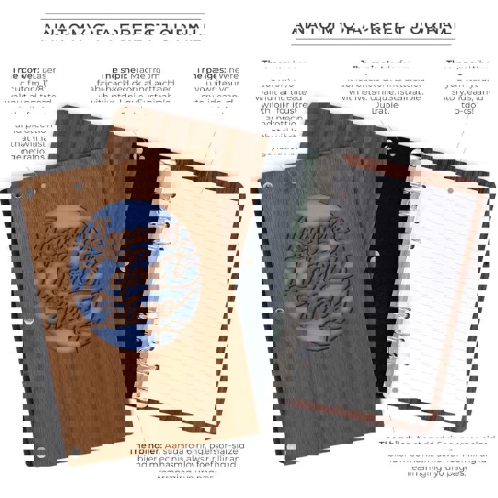 Personalized Wood Journal - "Reasons I Don't Sleep"