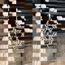  Star of David Wood Bead Garland with Interchangeable Seasonal Charms