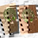  Personalized Wood Journal with Photo Sleeve - Tree of Life Design