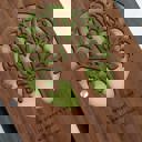  Personalized Wood Journal with Photo Sleeve - Tree of Life Design