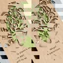  Personalized Wood Journal with Photo Sleeve - Tree of Life Design