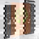  Personalized Wood Journal with Photo Sleeve - Tree of Life Design