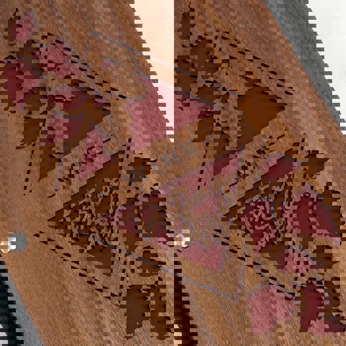 Personalized Wine Tasting Notes Wood Journal