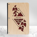 Maple (Light Wood) 3rsonalized Personalized Wine Tasting Notes Wood Journal