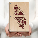 Maple (Light Wood) Personalized Personalized Wine Tasting Notes Wood Journal