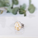  Golden Journey Kintsugi Ring – Handcrafted Healing Jewelry with Gold-Filled Cracks, Transformation & Resilience- Adjustable size