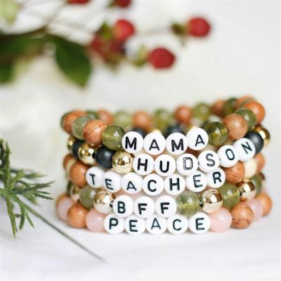 Personalized Custom Word Beaded Bracelets – Handcrafted Just for You