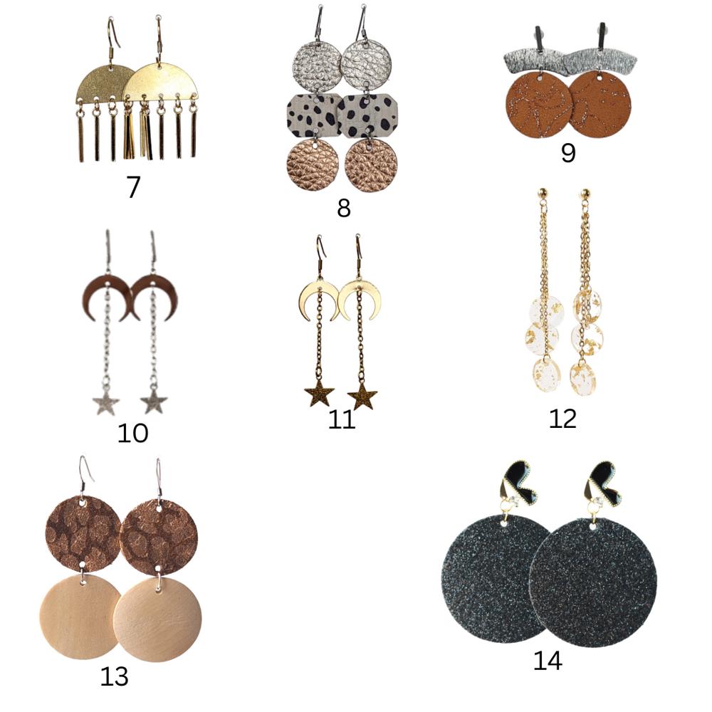 Shimmer Earring Collection 