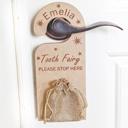  Enchanting Personalized Tooth Fairy Door Hanger – Custom Magic for Your Little Ones