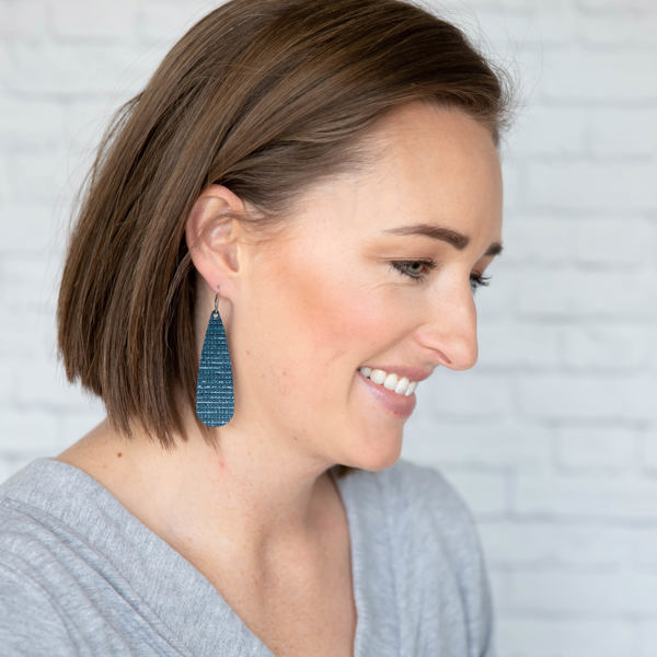 Leather Teardrop Earrings – Effortless Elegance for Every Occasion