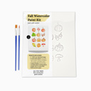  Fall Themed DIY Paint Kit | 8X10" Pre Sketched Image Brush Paints Mixing Palette, Just Add Water | Single, Couples, Group Packs for a Fun Paint Party