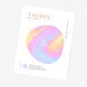  Zodiac Prints | Bright Cosmic Horoscope Unframed Art