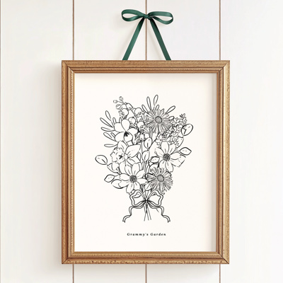 Custom Birth Flower Bouquet Up to 8 | Personalized Floral Gift