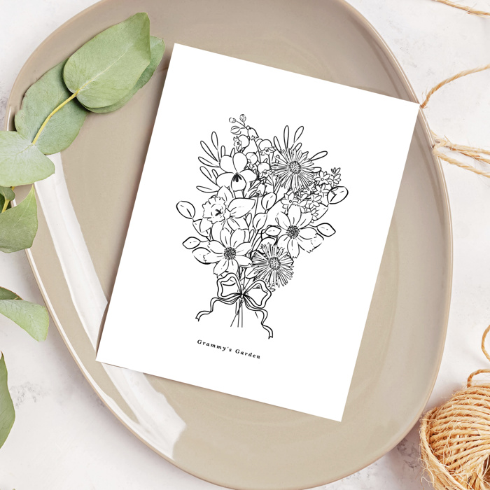 Custom Birth Flower Bouquet Up to 8 | Personalized Floral Gift