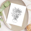  Custom Birth Flower Bouquet Up to 8 | Personalized Floral Gift