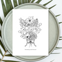 Custom Birth Flower Bouquet Up to 8 | Personalized Floral Gift